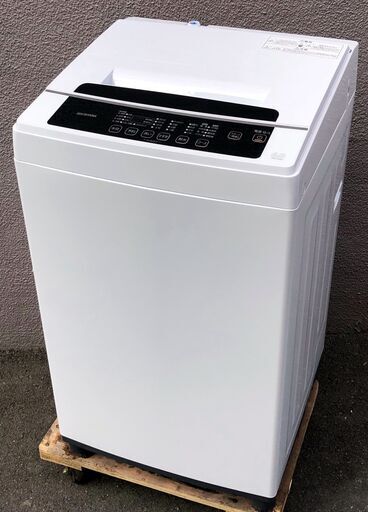 ㊺【6ヶ月保証付・税込み】高年式美品 アイリスオーヤマ 6kg 全自動洗濯機 IAW-T602E 20年製【PayPay使えます】
