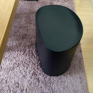 【中古】無印良品折り畳みテーブル160+黒スツール6個 中古】無印良品折り畳みテーブル160+黒スツール6個