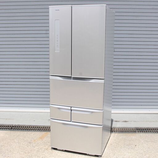 最旬ダウン フレンチドア 2016年製 501L GR-K50FR 6ドア ノンフロン冷凍冷蔵庫 東芝 TOSHIBA T568) 冷蔵庫 キッチン 家電 冷蔵庫