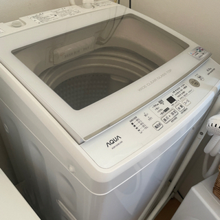 値下げ　アクア AQW-GV90J-W(ホワイト) 全自動洗濯機...