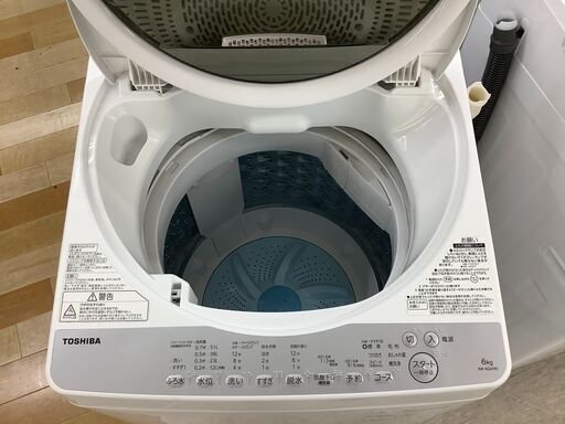 1年保証付き！TOSHIBA　洗濯機　6.0kg【トレファク岸和田店】