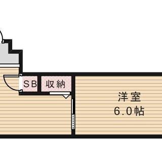 No117KN🍀敷金•礼金無し🍀１K😊洋室６帖❗️