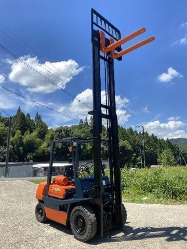 トヨタディゼルエンジンフォークリフト現状品3fd25動作確認済み