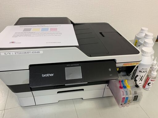 【プリンター実質0円！】Brother MFC-J6770CDW ハイスペックA3複合機＋大容量インクセット＋付属品つき