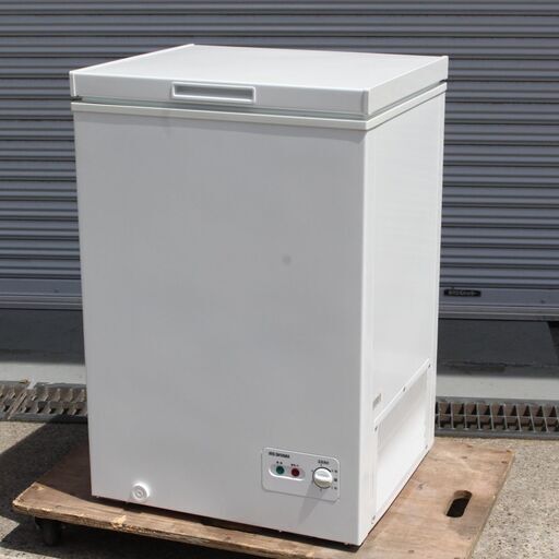 T578) IRISOHYAMA アイリスオーヤマ 冷凍庫 PF-A100TD 100L 2017年製 上開き 静音 温度調節3段階 静音 省エネ 大容量