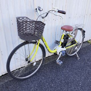 7月-9 電動アシスト自転車 パナソニック ViVi DX 充電器 バッテリー 鍵