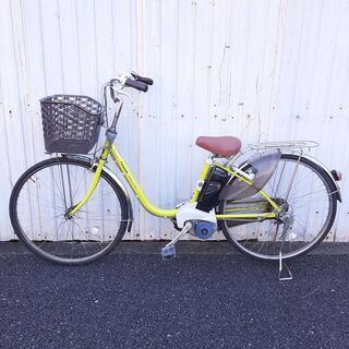 8月-5　電動アシスト自転車　パナソニック　ViVi DX　充電器　8.0Ahバッテリー　鍵1本　電動自転車