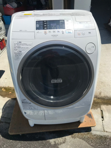 値下げ⭐︎【直接引取歓迎】日立　9/6kgドラム式洗濯機　BD-V2100L  2008年製
