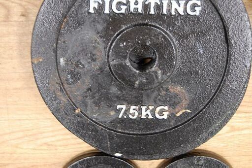 ファイティングロード ベンチプレス 90kg ブラック プレート・ベンチ  