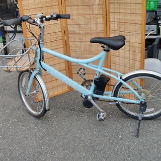 電動自転車 ルイガノ 20インチ LGS MV-E miniveloリチウム電動 アルミ シマノ7速 ブルー LOUIS GARNEAU