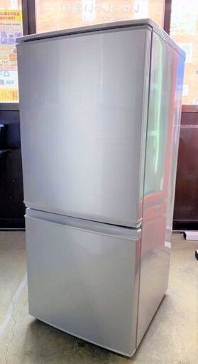 岐阜六条店直接引き取り歓迎　冷蔵庫　SHARP　SJ-D14B-S　２ドア　137L　コンパクト　キッチン　料理　単身　住まい