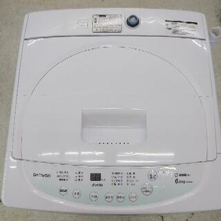 DAEWOO   洗濯機　6.0k   DW-S60AW   2018年式　サビ多所有り　6ヶ月保証付