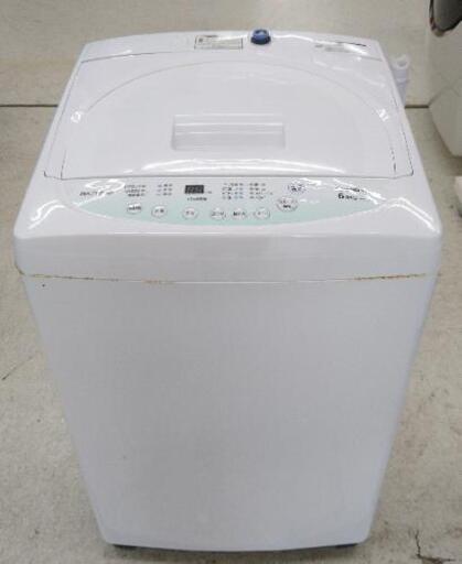 DAEWOO   洗濯機　6.0k   DW-S60AW   2018年式　サビ多所有り　6ヶ月保証付