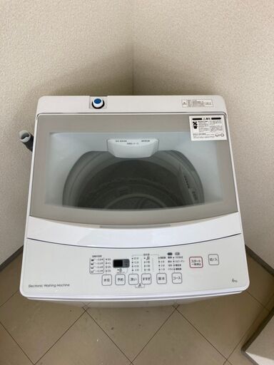 洗濯機 ニトリ 6kg 2019年製 BS080502