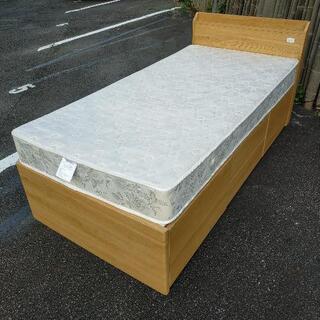 超美品!引き出し付きシングルサイズベッドセット、お売りします  