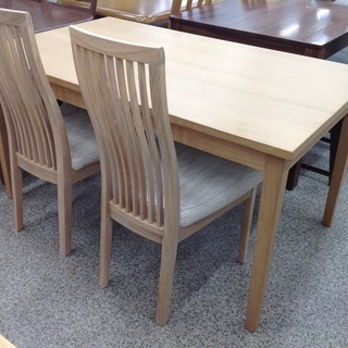 シギヤマ家具 ナチュラル 木製 ダイニング3点セット【9651000】