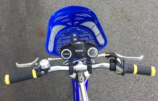 ＜良品＞ブリヂストン 24インチ・ジュニア自転車・シマノ変速7段シフト・LEDライト・スペア鍵付・整備・洗車・ワックス済・不要自転車の無料引き取りあります