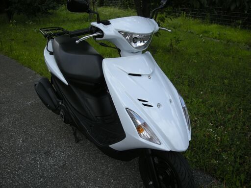 スズキ アドレス V125S ホワイト 2016年型 低走行 ワンオーナー車