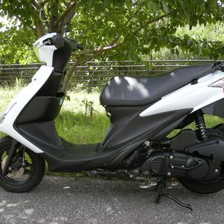 スズキ アドレス V125S ホワイト 2016年型 低走行 ワンオーナー車