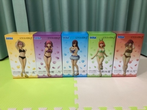 五等分の花嫁　フィギュア　水着Ver 未開封　セット売り