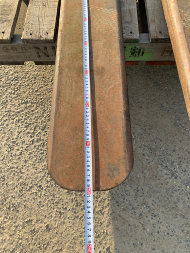 フォークリフト爪サヤフォーク2500mm 長い爪　全国発送可能　管理番号8501