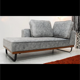 ※現在購入できません✨高級✨新品 未使用✨ラグジュアリーモダン・ソファー・スムーステック・シェーズロングソファー✨クッション２つ付