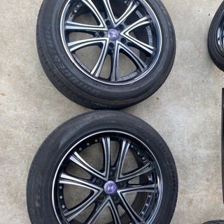 18インチ社外アルミホイール　18×8J 5穴 PCD100 2...