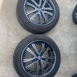 18インチ社外アルミホイール　18×8J 5穴 PCD100 225/55R18