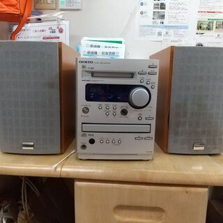 【ジャンク品】ONKYO  CD/MD/ラジオのコンポ