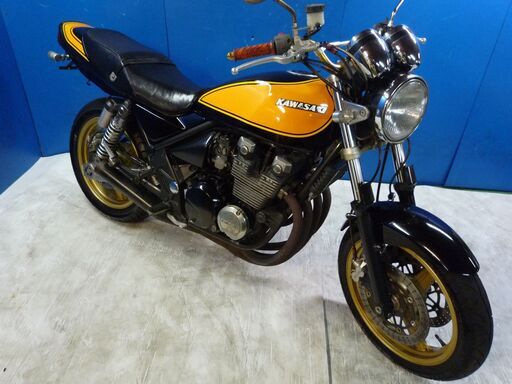 KAWASAKI ゼファー400カイ 黒/黄 車検残R4/10月 名変で乗れます 格安配送キャンペーン 諸経費０円 始動確認済み 即納車有り 横浜 P-Yard