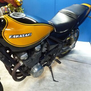 KAWASAKI ゼファー400カイ 黒/黄 車検残R4/10月 名変で乗れます