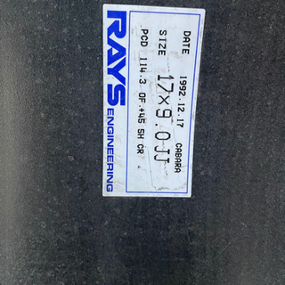 TOM\'S トムス RAYS cabala  17×8J+48 9J+45 PCD 114.3