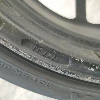 さらに値下げ！！エモーション風 7J pcd100 +40 ホイール 4穴 タイヤ