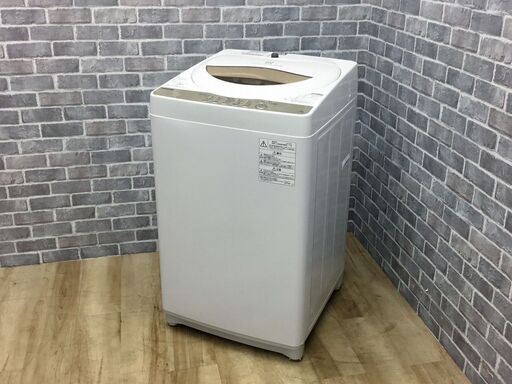 【ハッピー西葛西店】全自動洗濯機　5.0kg　東芝　2019年式　ID:59924