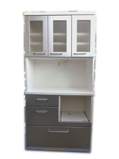 新札幌発 食器棚/キッチン収納 ニトリ  高さ180×幅88.5×奥行42cm