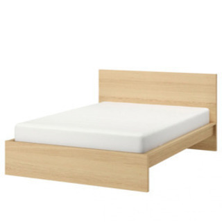 【ネット決済】IKEA クイーンサイズ ベッド フレーム MAL...