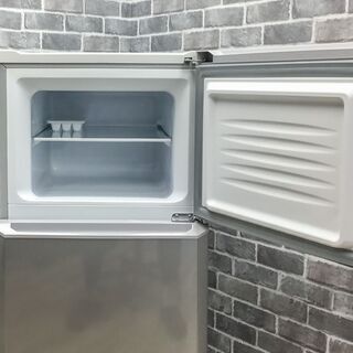 【ハッピー西葛西店】2ドア　121L　冷蔵庫　右開き　ハイアール　2017年式　ID:59266