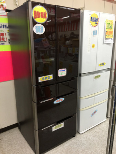 【60％OFF】 日立　フレンチ冷蔵庫　ガラストップ　565L 冷蔵庫