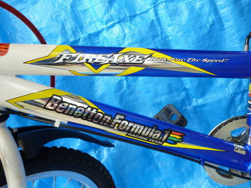 benetton formula 1 自転車 青