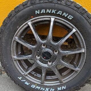タイヤ、ホイール 値下げしました マッドタイヤ165/65R14ホイールセット