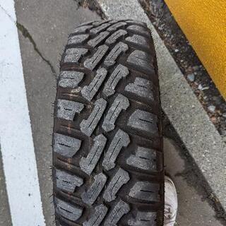 タイヤ、ホイール 値下げしました マッドタイヤ165/65R14ホイールセット