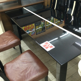 8/6 【✨40万購入品!! シギヤマ家具 ダイニング5点セット 定価400,000円 UV塗装で熱や汚れな強い✨】