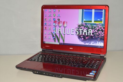 中古ノートパソコン Windows10+office 大容量HDD500GB NEC LL550/Ｗ core i3/メモリ4GB/DVDマルチ/15.6インチ/HDMI/無線/テンキー