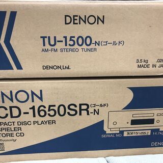 DENON DCD-1650SR-N TU-1500-N セット