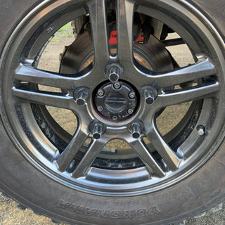 JB23 純正軽量ホイール　ヨコハマ　ジオランダー　195