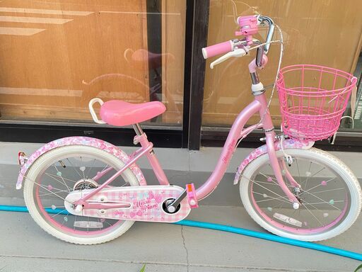 あさひ メゾピアノ 18インチ 子供用 自転車 ピンク 補助輪付き☆買取帝国 朝霞店