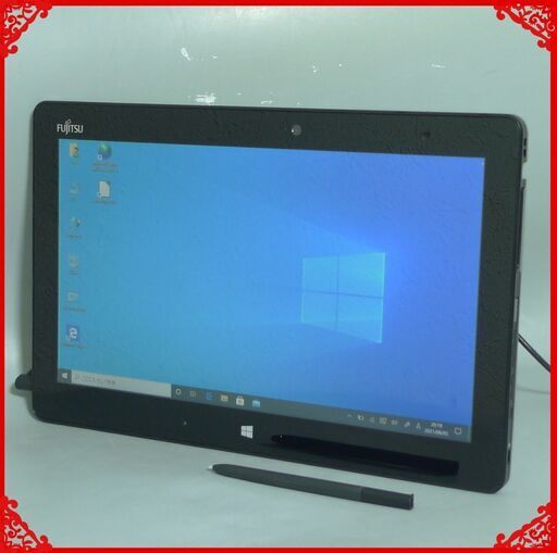 即使用可能 タブレット 中古動作良品 Win10 フルHD 11.6型 富士通 Q616/N 第6世代Core M 4GB Wi-Fi Bluetooth webカメラ Office済