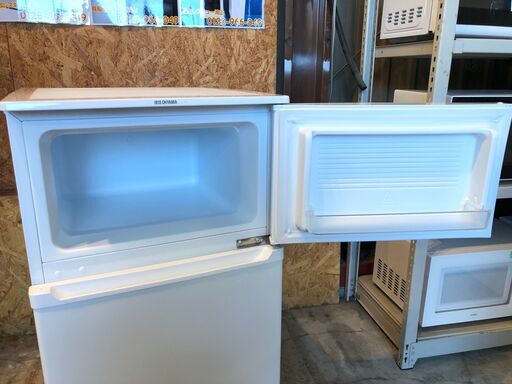 動作保証60日間あり】IRIS OHYAMA 2019年 IRR-A09TW 90L 2ドア冷凍冷蔵庫【