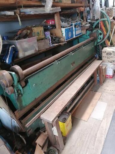 建築板金の機械工具、折り曲げ機　【お取り引き完了】