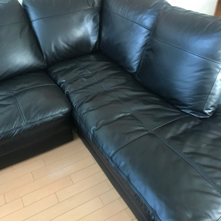 本革ニトリカウチソファ